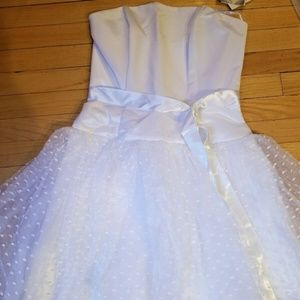 Jessica McClintock strapless tulle dress 9 juniors